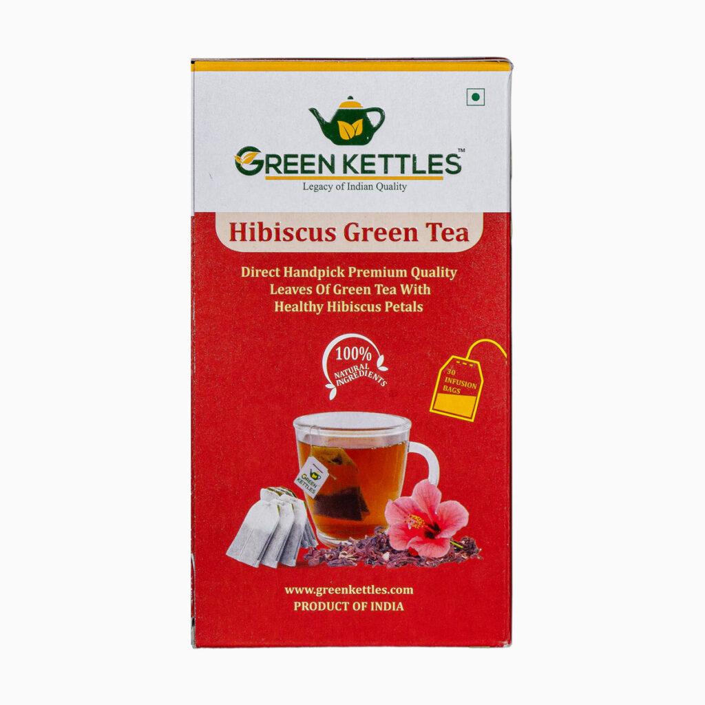 Hibiscus Green Tea Green Kettles Food and Beverages